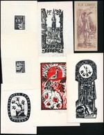 7 Db Különféle Technikájú Jelzett Magyar Ex Libris / 7 Hungarianex Libris Bookplates. Different Technique - Otros & Sin Clasificación