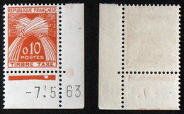 N° TAXE 91 10c GERBES DE 1960 TB  Neuf N** Cote 6€ - 1960-.... Mint/hinged