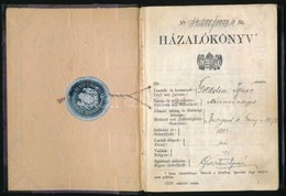 1927 Házalókönyv, Pecsétbélyeggel, Okmánybélyeggel - Ohne Zuordnung