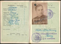 1931 Sopron, Magyar Királyság által Kiállított Fényképes útlevél Főhadnagy Számára / Hungarian Passport - Sin Clasificación