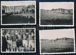 1935-1936 Máriaremete, Futball, ETSC Kupagyőztes Csapat, 4 Db Fotó, 6×9 Cm - Sonstige & Ohne Zuordnung