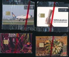 1992 4 Db Használatlan Telefonkártya, Bontatlan Csomagolásban. Benne Malév, Hermann Crystal (4000db) - Sin Clasificación