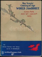 1929 Boy Scouts' Coming Of Age World Jamboree. Arrowe Park. July 31st-Aug 13th 1929. Angol Nyelven. A Borítón Kis Szakad - Movimiento Scout