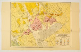 Cca 1940 A Veleczei Hegység Geológiai Térképe. 1:40 000 72x48 Cm - Otros & Sin Clasificación