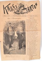 1894 Kakas Márton. Sipulusz Lapja. 1894. Szept. 30.-1894. Dec. 23. I. évf. 1-13. Sz., Majdnem Teljes évfolyam, Egy Szám  - Ohne Zuordnung