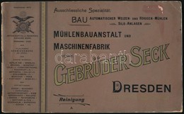 Cca 1900 Gebrüder Seck Malom és építészeti Gépgyár Képes Katalógus. 72p. - Ohne Zuordnung