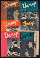 1935 Az Ünnep Című újság, Képes Irodalmi Hetilap 9 Db Száma, Főszerkesztő Megyery Ella, Borítólapok Lejárnak - Ohne Zuordnung