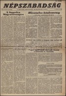 1956 Népszabadság. I. évf. 12. Sz., 1956. Nov. 16., Hiányos, Szakadt. - Sin Clasificación