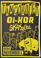 1989 Rádi Sándor (?-?): Táncőrület, Petőfi Csarnok 1989. Nov. 3., Oi-Kor, Skanzelizé, Underground Koncertplakát, Az Egyi - Altri & Non Classificati