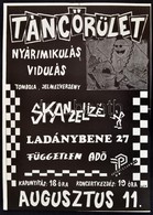 1989 Rádi Sándor (?-?): Táncőrület. Nyárimikulás Vidulás., Petőfi Csarnok 1989. Augusztus 11., Skanzelizé, Ladánybene 27 - Altri & Non Classificati