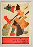 1977 A Nagy Forradalom Plakátjai, Képzőművészeti Alap Kiadóvállalata, 12 Db Színes Nyomat + Kísérő Tanulmány Mappában - Altri & Non Classificati