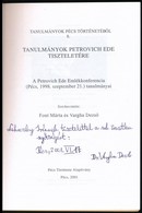 Tanulmányok Petrovics Ede Tiszteletére. A Petrovics Ede Emlékkonferencia (Pécs, 1998. Szept. 21.) Tanulmányai. Szerk.: F - Non Classés