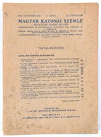 Magyar Katonai Szemle. 1941. Novemberi Szám. Kiadói Papírkötésben - Non Classés