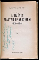 Lajta Andor: A Tízéves Magyar Hangosfilm 1931-1941. 
Bp.,1942, Otthon-Nyomda. Kiadói Egészvászon-kötés, Kiadói Javított  - Non Classés