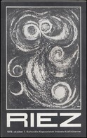 Riez Adalbert Béla (1901-?) Kiállítási Katalógusa. 1976. Okt. 1. Kulturális Kapcsolatok Intézete Kiállítóterme. Zalaeger - Ohne Zuordnung
