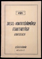 Diesel-vontatójárművek Fenntartása. Konferencia. Székesfehérvár, 1972., Közlekedéstudományi Egyesület Székesfehérvári He - Ohne Zuordnung