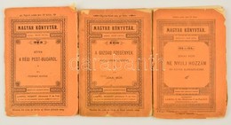 Magyar Könyvtár 3 Száma (154-154a, 168, 275.):
Jókai Mór: A Gazdag Szegények.;
Jókai Mór: Ne Nyulj Hozzám és Egyéb Elbes - Sin Clasificación