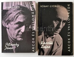 Arcok és Vallomások 2 Kötete: 
Rónay György: Kassák Lajos. 
Tüskés Tibor: Pilinszky János. Bp.,1971-1986, Szépirodalmi.  - Sin Clasificación