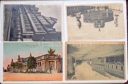 ** * 40 Db Főleg RÉGI Képeslap Albumban: Külföldi Városok és Motívumok / 40 Mostly Pre-1945 Postcards In An Album: Europ - Sin Clasificación