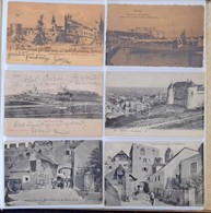 ** * 20 Db Régi Magyar és Külföldi Vár Témájú Képeslap Albumban / 20 Pre-1945 Hungarian And European Castle Themed Postc - Sin Clasificación