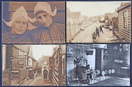 ** * Kb. 120 Db RÉGI Holland Képeslap Kis Dobozban: Folklór. Vegyes Minőség / Cca. 120 Pre-1950  Dutch Postcards In A Sm - Non Classés