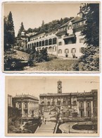 * 3 Db RÉGI Európai Városképes Lap; Róma, Rheineck / 3 Pre-1945 European Town-view Postcards, Rome, Rheineck - Sin Clasificación