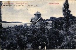 * T2/T3 1908 Balatonalmádi, Balaton Szálloda A Remete Sétány Felől. Pethe Victor Kiadása (EK) - Sin Clasificación