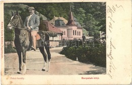 T2/T3 1907 Borpatak, Borpatak-telep, Valea Borcutului; Pokol-kastély. Kovács Gyula Kiadása / Castle (EK) - Non Classés