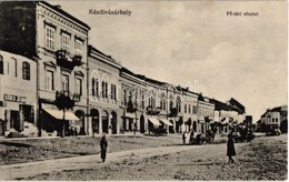 T2 1917 Kézdivásárhely, Targu Secuiesc; Fő Tér, Szűcs János üzlete. Turóczi István Kiadása / Main Square, Shops - Ohne Zuordnung