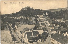 T2 1911 Kőhalom, Reps, Rupea; Fő Tér, Utca, Vár. Kiadja Johanna Gunesch / Cetatea Rupea / Main Square, Castle (EK) - Ohne Zuordnung