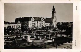 ** T1/T2 Nagyvárad, Oradea; Fő Tér, Eltávolított Ferdinand Lovasszobor, Templom / Square, Removed Statue Of Ferdinand I  - Sin Clasificación