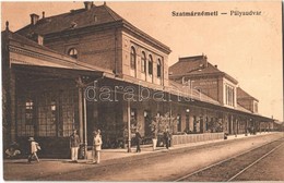 * T2 1915 Szatmárnémeti, Szatmár, Satu Mare; Pályaudvar, Vasútállomás, Vasutasok / Railway Station, Railwaymen + 'Komman - Sin Clasificación