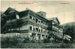 ** T1 Szováta-fürdő, Baile Sovata; Hunyadi Mátyás Szálloda. Divald Károly 12-1908. / Hotel - Sin Clasificación