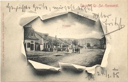 T2 1905 Garamszentkereszt, Sväty Kríz Nad Hronom, Ziar Nad Hronom; Fő Utca, üzlet. Koralewski Árpád Kiadása / Main Stree - Sin Clasificación