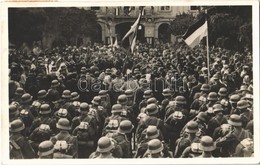 T2 1938 Ipolyság, Sahy; Bevonulás, Katonai Zenekar / Military Music Band During The Entry Of The Hungarian Troops +  '19 - Sin Clasificación