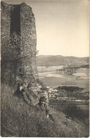 * T2 1917 Kapi, Kapusany; Vár, Katonák / Kapusiansky Hrad / Castle Ruins, K.u.K. Soldiers. Photo - Sin Clasificación