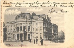 T2/T3 1899 Pozsony, Pressburg, Bratislava; Városi Színház. Carl Otto Hayd Nr. 6327. / Theatre - Sin Clasificación