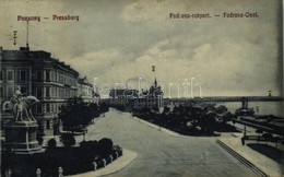 T2 1912 Pozsony, Pressburg, Bratislava; Fadrusz Rakpart / Quay - Sin Clasificación