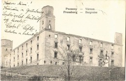 T2 1907 Pozsony, Pressburg, Bratislava; Várrom. Kiadja Neffe J. / Burgruine / Castle Ruins - Sin Clasificación