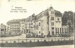 T2/T3 Pöstyén, Piestany; Thermia Palace Hotel Szálló, Irma Fürdő / Hotel And Spa (EK) - Sin Clasificación
