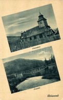 * T2/T3 1944 Kőrösmező, Jaszinya, Jasina, Yasinia; Fatemplom, Tisza Híd / Wooden Church, Tisza River Bridge (EK) - Sin Clasificación