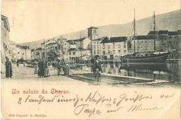 T2/T3 1899 Cres, Cherso; Port, Quay, Sailing Vessels (EK) - Otros & Sin Clasificación