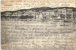 T2/T3 1913 Crikvenica, Cirkvenica; Strandseite / Beach (EK) - Altri & Non Classificati