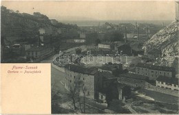 ** T2/T3 Fiume, Rijeka; Sussak, Cartiera / Papierfabrik / Papírgyár Susak Városrészben / Paper Mill, Factory (EK) - Otros & Sin Clasificación