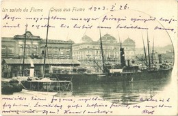 T2 1903 Fiume, Rijeka; Port, Steamships - Otros & Sin Clasificación