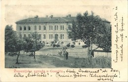 T2/T3 1901 Goszpics, Gospic; Zupanijska Zgrada / Vármegyeháza / County Hall (gyűrődés / Crease) - Otros & Sin Clasificación