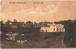 T2/T3 1915 Kiskőszeg, Batina (Darázs, Draz); Dr. Kováts Villa (EK) - Otros & Sin Clasificación