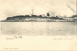 * T2 1899 Parenzo, Porec (Istria); Isola S. Nicolo / Sveti Nikola Otok - Otros & Sin Clasificación