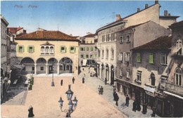 T2 1914 Pola, Pula; Foro / Square, Shops - Otros & Sin Clasificación