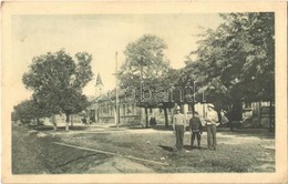 T2/T3 1929 Bezdán, Besdan, Bezdan (Zombor, Sombor); Fő Utca, Templom. J. Gasz Kiadása / Main Street, Church (EK) - Sin Clasificación